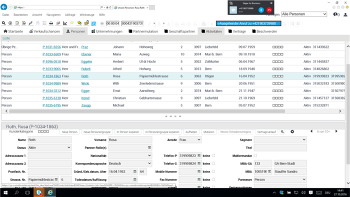 Skype Siebel CTI Integration